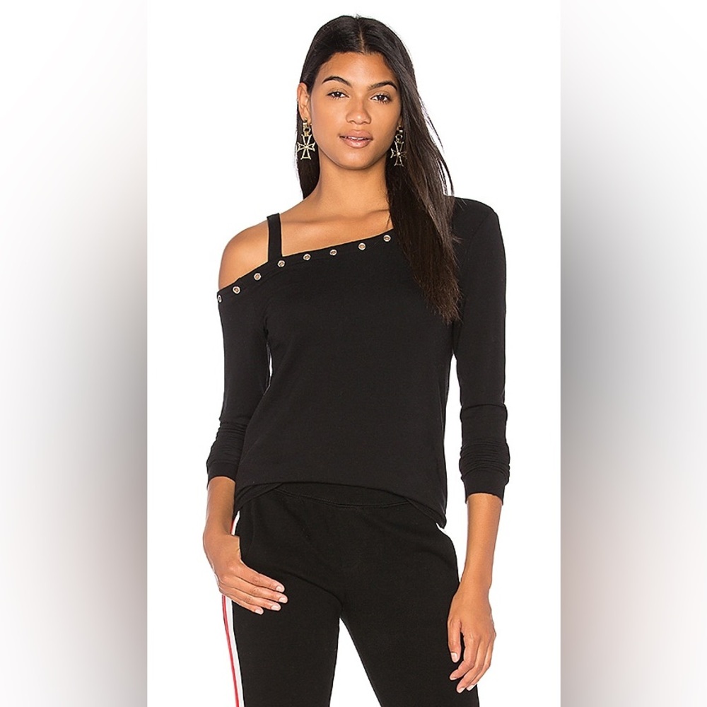 Generation Love l Black Sweater w Gromet Accents